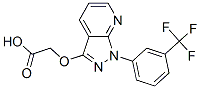 [[1-[3-(Trifluoromethyl)phenyl]-1H-pyrazolo[3,4-b]pyridin-3-yl]oxy]acetic acid CAS#: 34580-64-8