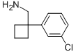 [1-(3-chlorophenyl)cyclobutyl]methanamine CAS#: 115816-34-7