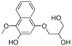 1-((3-hydroxy-4-methoxy)-1-naphthoxy)-2,3-propanediol CAS#: 114661-85-7