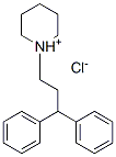 1-(3,3-diphenylpropyl)piperidinium chloride CAS#: 3329-14-4
