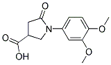 1-(3,4-DIMETHOXYPHENYL)-5-OXOPYRROLIDINE-3-CARBOXYLIC ACID CAS#: 39629-91-9