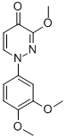 1-(3,4-Dimethoxyphenyl)-3-methoxy-4(1H)-pyridazinone CAS#: 146824-89-7