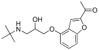 1-[4-[3-(tert-Butylamino)-2-hydroxypropoxy]2-benzofuranyl]ethanone CAS#: 39543-84-5