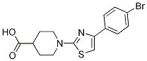 1-(4-(4-BroMophenyl)thiazol-2-yl)piperidine-4-carboxylic acid CAS#: 296899-02-0