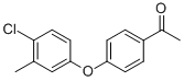 1-(4-(4-Chloro-3-methylphenoxy)phenyl)ethanone CAS#: 129644-20-8
