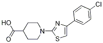 1-[4-(4-chlorophenyl)-1,3-thiazol-2-yl]-4-piperidinecarboxylic acid CAS#: 345990-26-3