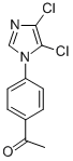 1-[4-(4,5-DICHLORO-1H-IMIDAZOL-1-YL)PHENYL]ETHAN-1-ONE CAS#: 175202-67-2