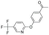 1-(4-([5-(TRIFLUOROMETHYL)-2-PYRIDINYL]OXY)PHENYL)-1-ETHANONE CAS#: 338978-29-3