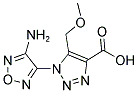 1-(4-AMINO-1,2,5-OXADIAZOL-3-YL)-5-(METHOXYMETHYL)-1H-1,2,3-TRIAZOLE-4-CARBOXYLIC ACID CAS#: 312496-15-4