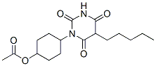 1-(4-Acetyloxycyclohexyl)-5-pentylbarbituric acid CAS#: 4394-22-3