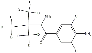 1-(4-Amino-3,5-dichloro-phenyl)-2-tert-butyl-D9-amino-ethanone CAS#: 129138-59-6