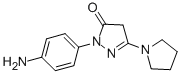1-(4-Aminophenyl)-3-(1-pyrrolidino)-5-pyrazolone CAS#: 30707-77-8