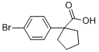 1-(4-BROMOPHENYL)CYCLOPENTANECARBOXYLIC ACID CAS#: 143328-24-9