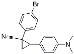 1-(4-Bromophenyl)-2-[4-(dimethylamino)phenyl]-1-cyclopropanecarbonitrile CAS#: 32589-49-4