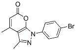 1-(4-Bromophenyl)-3,4-dimethylpyrano[2,3-c]pyrazol-6(1H)-one CAS#: 155297-20-4