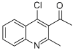 1-(4-CHLORO-2-METHYLQUINOLIN-3-YL)ETHANONE CAS#: 138770-67-9