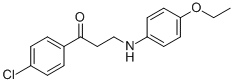 1-(4-CHLOROPHENYL)-3-(4-ETHOXYANILINO)-1-PROPANONE CAS#: 175783-75-2