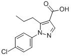1-(4-CHLOROPHENYL)-5-PROPYL-1H-PYRAZOLE-4-CARBOXYLIC ACID CAS#: 175137-17-4