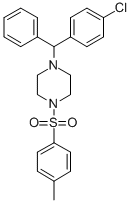 1-[(4-CHLOROPHENYL)(PHENYL)METHYL]-4-[(4-METHYLPHENYL)SULFONYL]PIPERAZINE CAS#: 163837-56-7