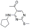 1-(4-CYCLOPENTYLAMINO-2-METHYLSULFANYL-PYRIMIDIN-5-YL)-ETHANONE CAS#: 362656-11-9
