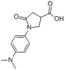 1-(4-DIMETHYLAMINO-PHENYL)-5-OXO-PYRROLIDINE-3-CARBOXYLIC ACID CAS#: 346644-26-6