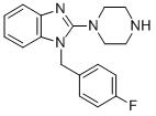 1-(4-FLUORO-BENZYL)-2-PIPERAZIN-1-YL-1H-BENZOIMIDAZOLE CAS#: 142617-98-9