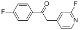1-(4-FLUOROPHENYL)-2-(2-FLUORO-4-PYRIDYL)ETHANONE CAS#: 302839-09-4