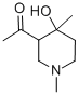 1-(4-HYDROXY-1,4-DIMETHYL-PIPERIDIN-3-YL)-ETHANONE CAS#: 37994-62-0