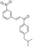 1-(4-ISOBUTYLPHENYL)-3-(3-NITROPHENYL)PROP-2-EN-1-ONE CAS#: 175205-30-8