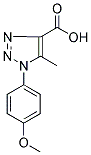 1-(4-METHOXY-PHENYL)-5-METHYL-1H-[1,2,3]TRIAZOLE-4-CARBOXYLIC ACID CAS#: 31802-54-7