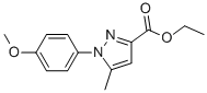 1-(4-METHOXY-PHENYL)-5-METHYL-1H-PYRAZOLE-3-CARBOXYLIC ACID ETHYL ESTER CAS#: 126068-76-6