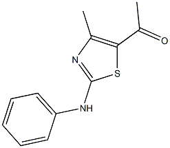1-(4-METHYL-2-PHENYLAMINO-THIAZOL-5-YL)-ETHANONE CAS#: 31609-42-4