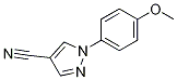 1-(4-Methoxyphenyl)-1H-pyrazole-4-carbonitrile CAS#: 118718-59-5