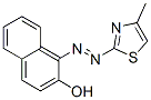 1-[(4-Methyl-2-thiazolyl)azo]-2-naphthol CAS#: 3012-48-4