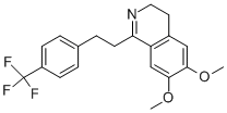 1-(4-(TRIFLUOROMETHYL)PHENETHYL)-6,7-DIMETHOXY-3,4-DIHYDROISOQUINOLINE CAS#: 324076-69-9