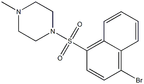 1-((4-bromonaphthalen-1-yl)sulfonyl)-4-methylpiperazine CAS#: 312525-99-8