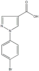 1-(4-bromophenyl)-1H-pyrazole-4-carboxylic acid CAS#: 138907-85-4