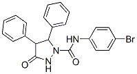 1-(4-bromophenylaminocarbonyl)-4,5-diphenyl-3-pyrazolidinone CAS#: 138932-35-1