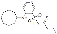 1-[4-(cyclooctylamino)pyridin-3-yl]sulfonyl-3-ethyl-thiourea CAS#: 137783-17-6