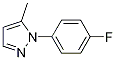 1-(4-fluorophenyl)-5-Methyl-1H-pyrazole CAS#: 166588-11-0