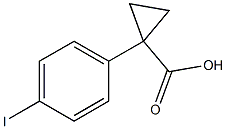 1-(4-iodophenyl)cyclopropane-1-carboxylic acid CAS#: 124276-89-7
