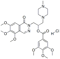 [1-(4-methylpiperazin-1-yl)-3-(5,6,7-trimethoxy-1-oxo-phthalazin-2-yl) propan-2-yl] 3,4,5-trimethoxybenzoate hydrochloride CAS#: 38952-87-3