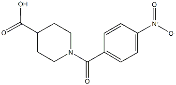 1-(4-nitrobenzoyl)piperidine-4-carboxylic acid CAS#: 303994-58-3