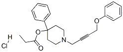 [1-(4-phenoxybut-2-ynyl)-4-phenyl-4-piperidyl] propanoate hydrochlorid e CAS#: 128864-80-2