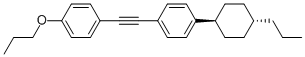 1-(4-trans-Propylcyclohexyl)-4-[4(4-propyloxyphenyl)ethinyl]-benzol CAS#: 116903-49-2