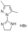 1-(4,5-DIHYDRO-1H-IMIDAZOL-2-YL)-3,5-DIMETHYL-1H-PYRAZOLE HYDROBROMIDE CAS#: 132369-02-9