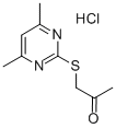 1-[(4,6-DIMETHYL-2-PYRIMIDINYL)THIO]ACETONE HYDROCHLORIDE CAS#: 348138-15-8