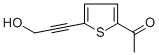 1-[5-(3-HYDROXYPROP-1-YNYL)-2-THIENYL]ETHAN-1-ONE CAS#: 133665-85-7