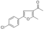 1-[5-(4-CHLOROPHENYL)-2-METHYL-3-FURYL]ETHAN-1-ONE CAS#: 43020-12-8