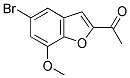 1-(5-BROMO-7-METHOXY-1-BENZOFURAN-2-YL)-1-ETHANONE CAS#: 150612-66-1